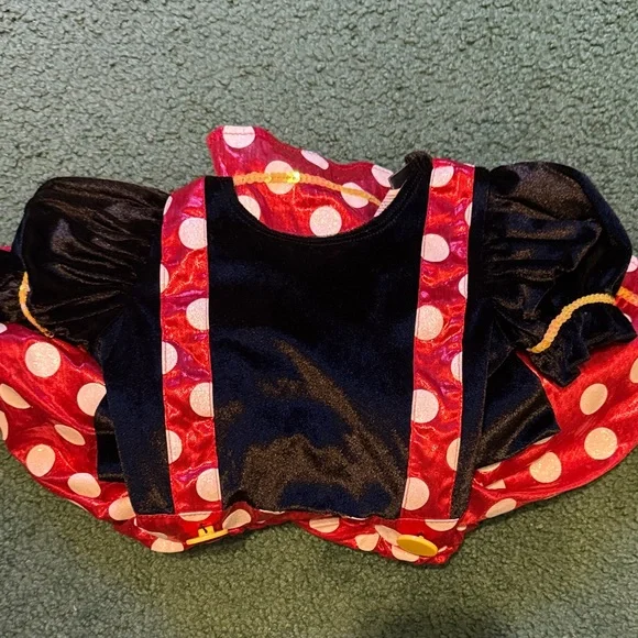 Disney Red and Black Polka Dot Kids Costume - Picture 6 of 6